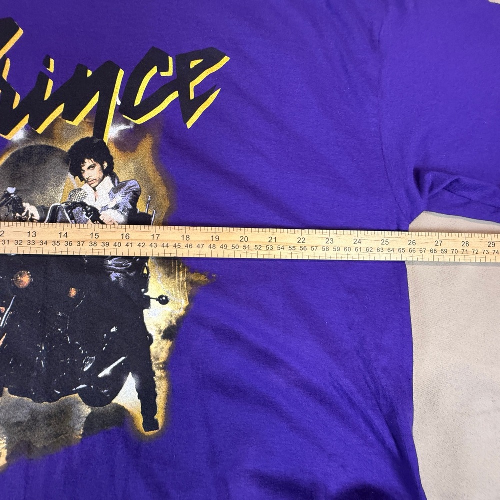 The Prince Estate Shirt Mens 2XL Purple Rain Graphic Revolution Motorcycle NWT - Picture 4 of 9
